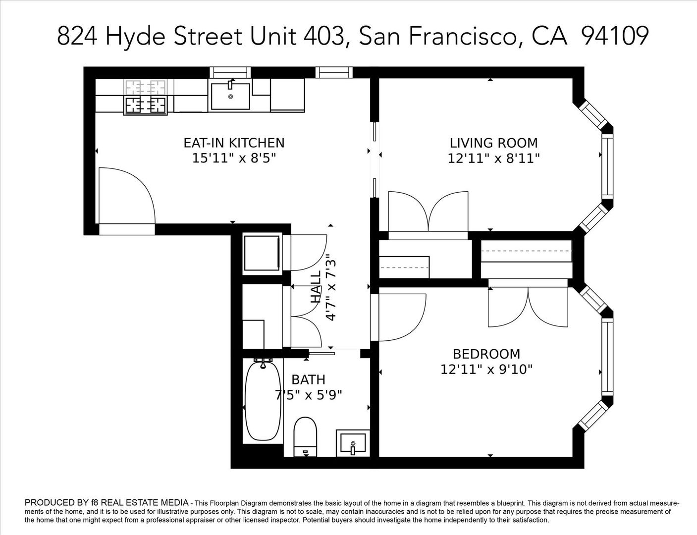San Francisco Apartment: 824 Hyde St