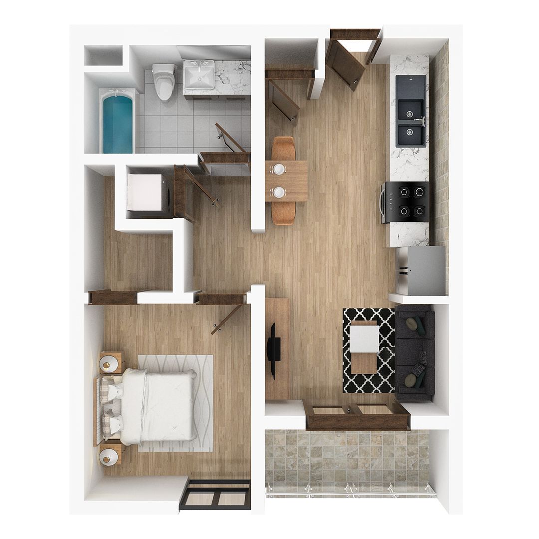 El Cerrito Apartment: 10963 San Pablo Ave