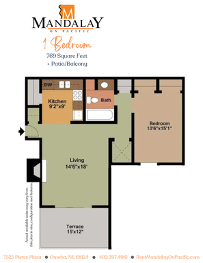 1 Bedroom with Vaulted Ceiling! – photo 1