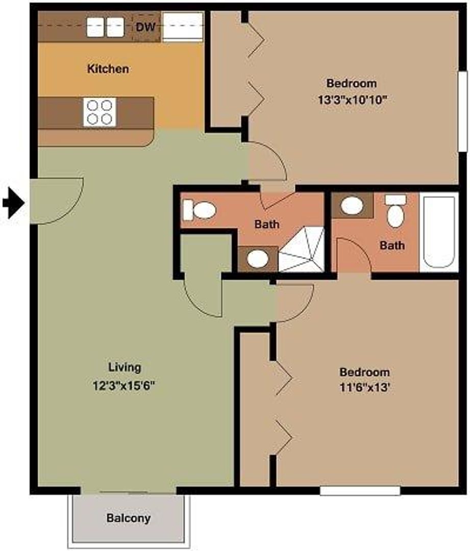Lincoln Apartment: 120 College Park Circle