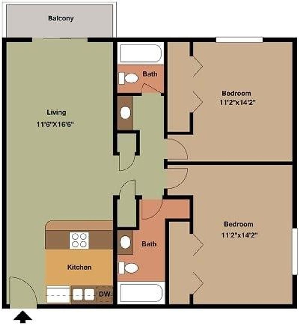 Lincoln Apartment: 120 College Park Circle