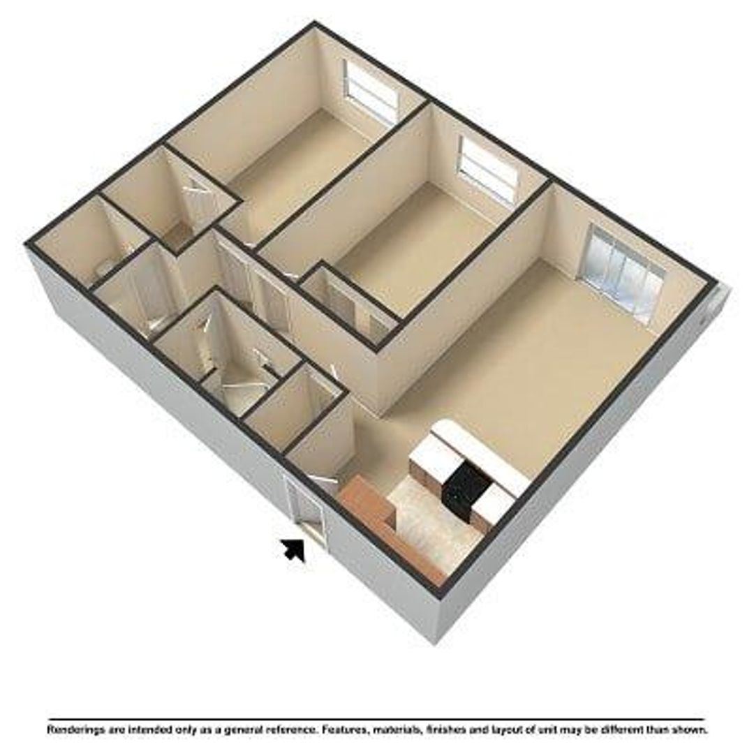 Lincoln Apartment: 120 College Park Circle