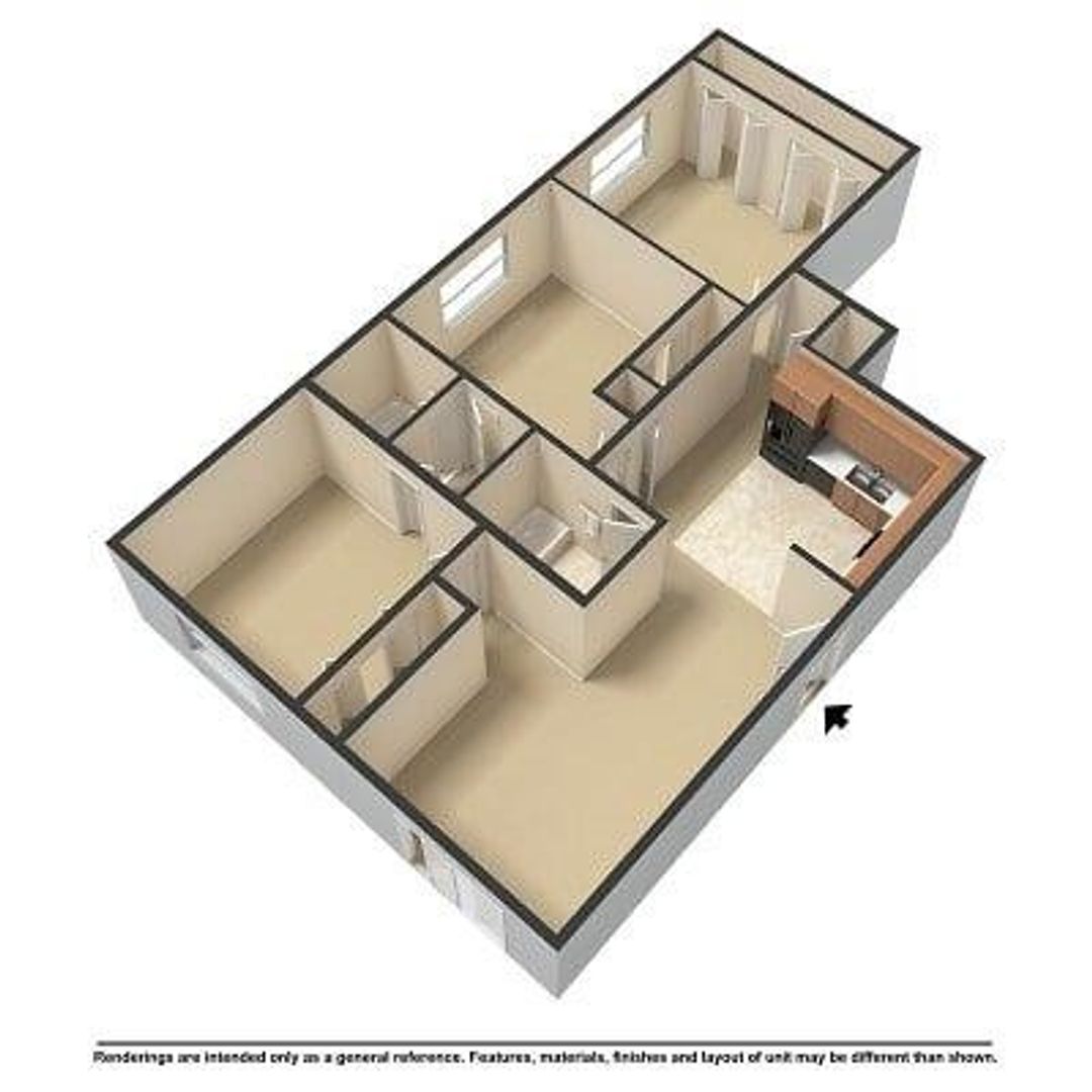 Lincoln Apartment: 120 College Park Circle