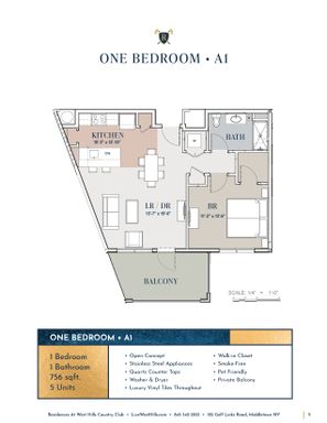 1 Bedroom A1 – photo 1
