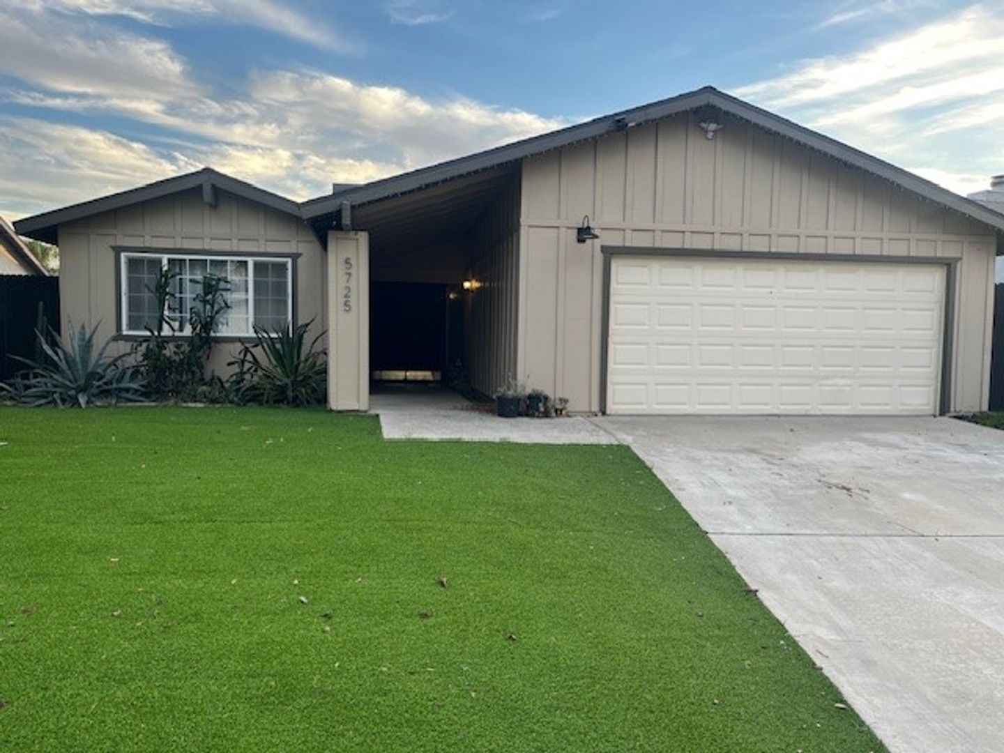 Bakersfield House: 5725 Sage Drive.