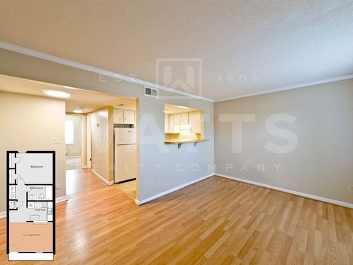 1 Bedroom at The Hillside Apartments – photo 1