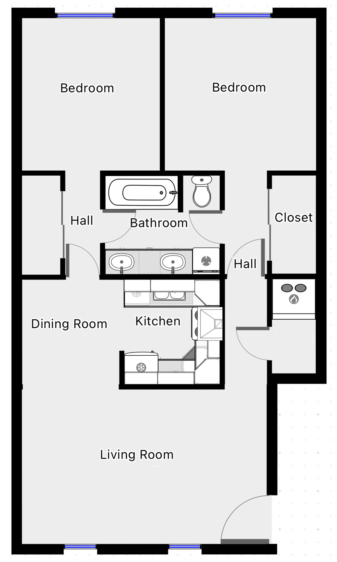 Birmingham Apartment: 8917 Roebuck Blvd