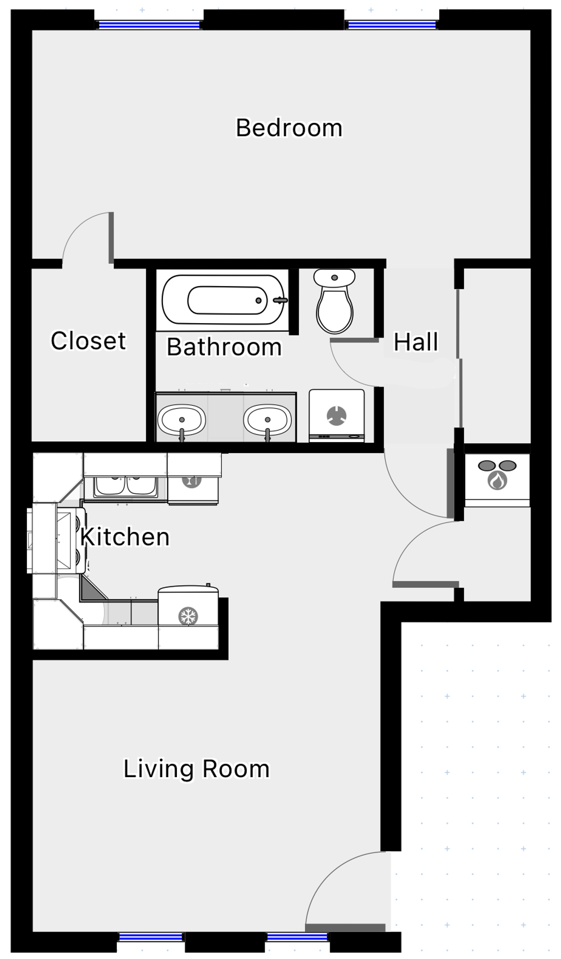 Birmingham Apartment: 8917 Roebuck Blvd