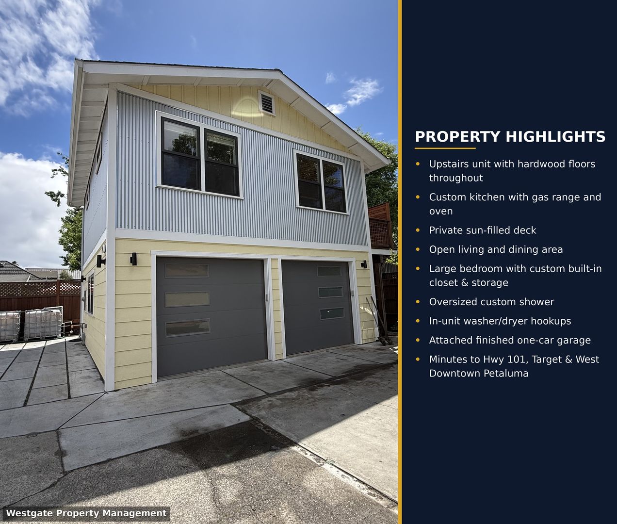 Petaluma Apartment: 220 Payran Street