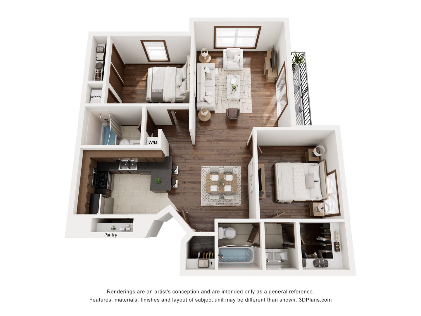 Madison Apartment: 12 Sayner Ct Apt 55