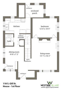 118 S. Gill Street - 4BR/1.5BA - Unfurnished – photo 1