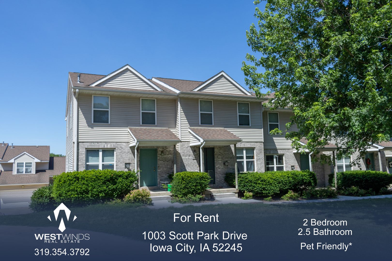 Iowa City Townhome: 1003 Scott Park Drive