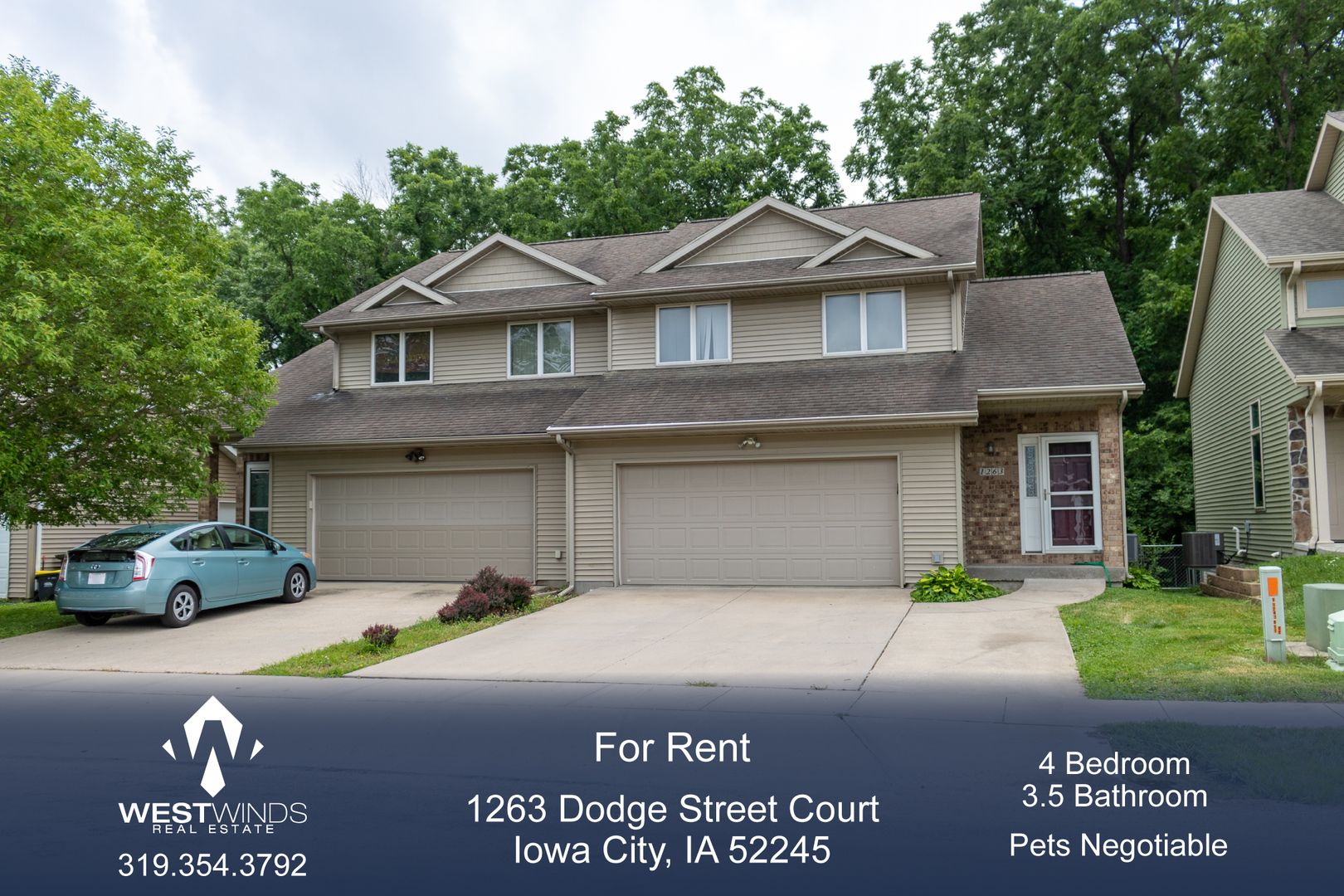 Iowa City House: 1263 Dodge Street Court