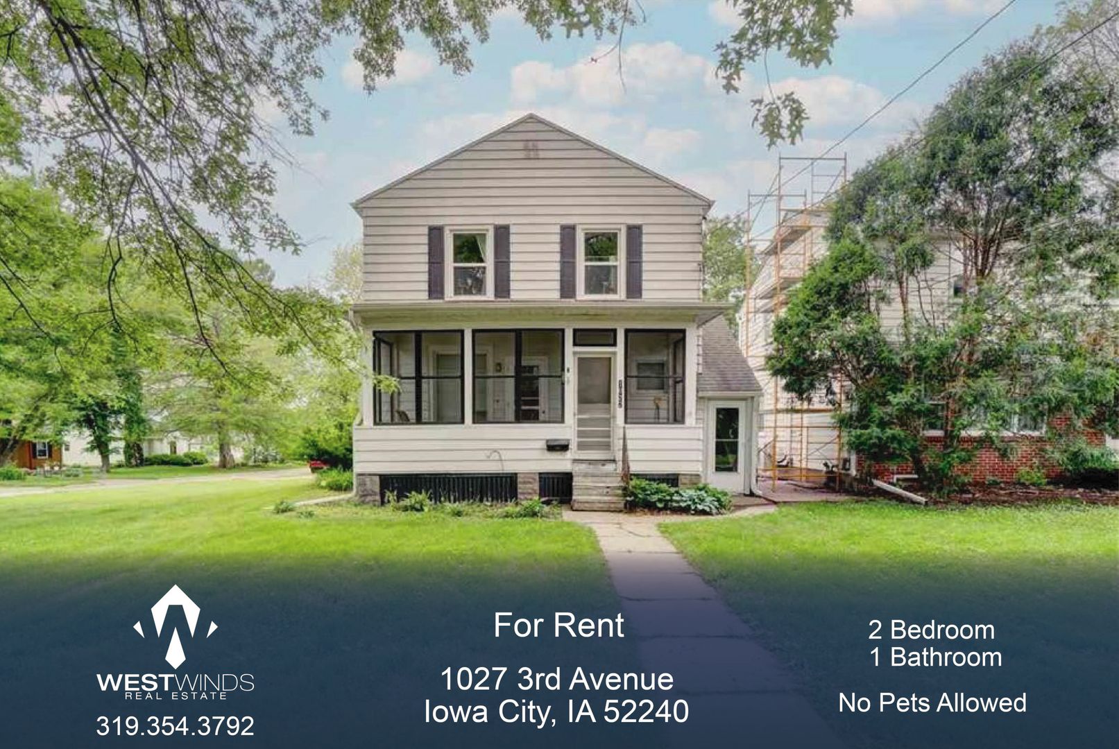 $1,250 | 2 Bedroom, 1 Bathroom 1st Floor Apartment | No Pets | Available for an Immediate Move In!