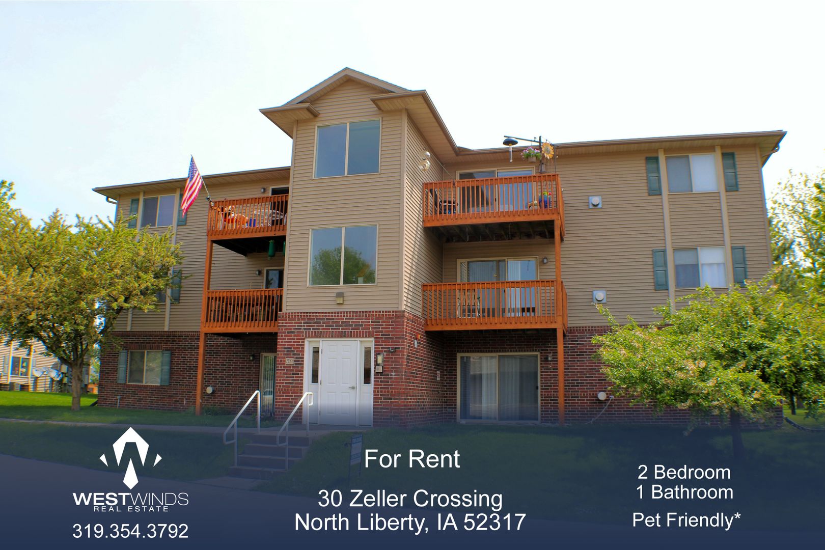 North Liberty House: 30 Zeller Crossing #309