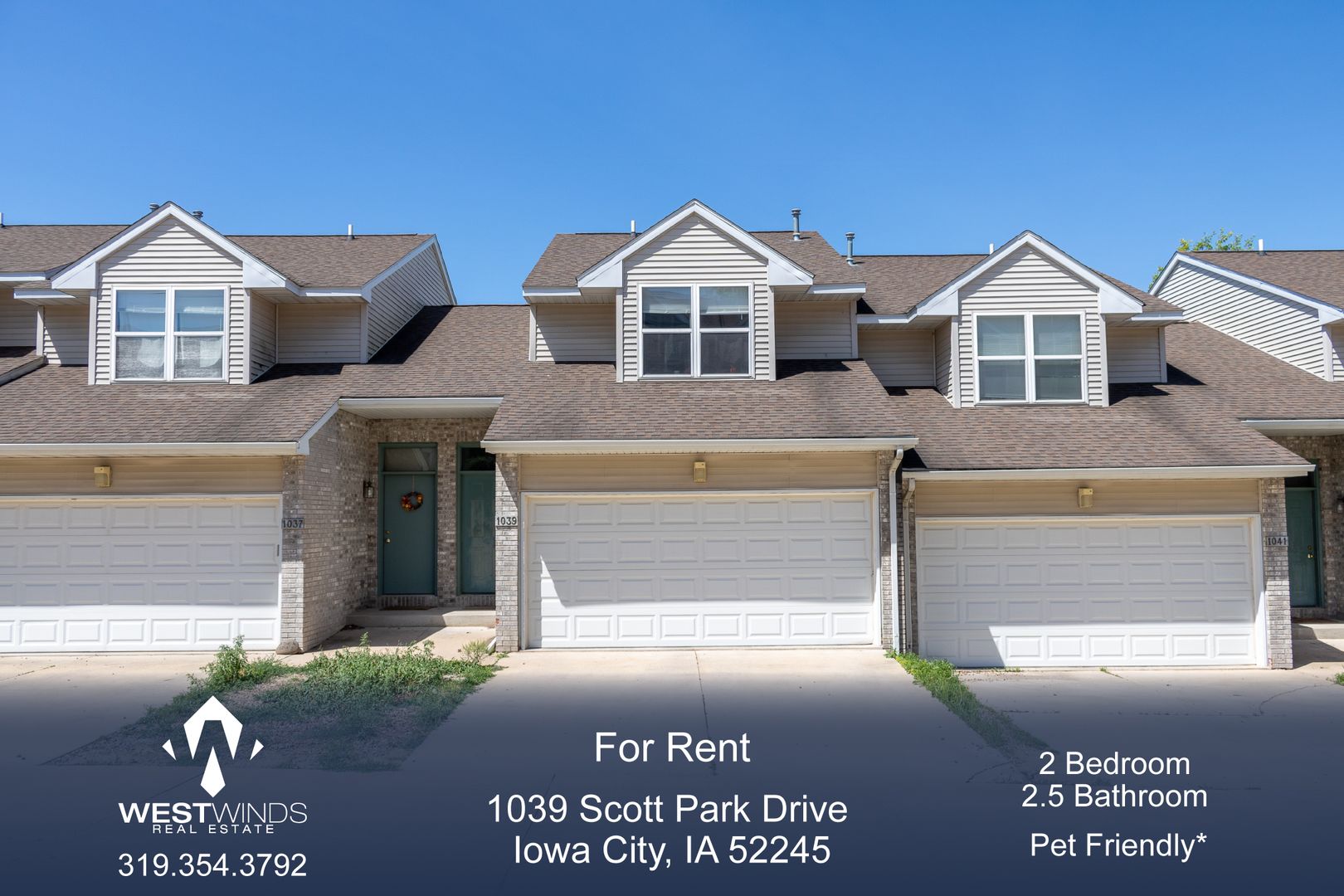 Iowa City Townhome: 1039 Scott Park Drive