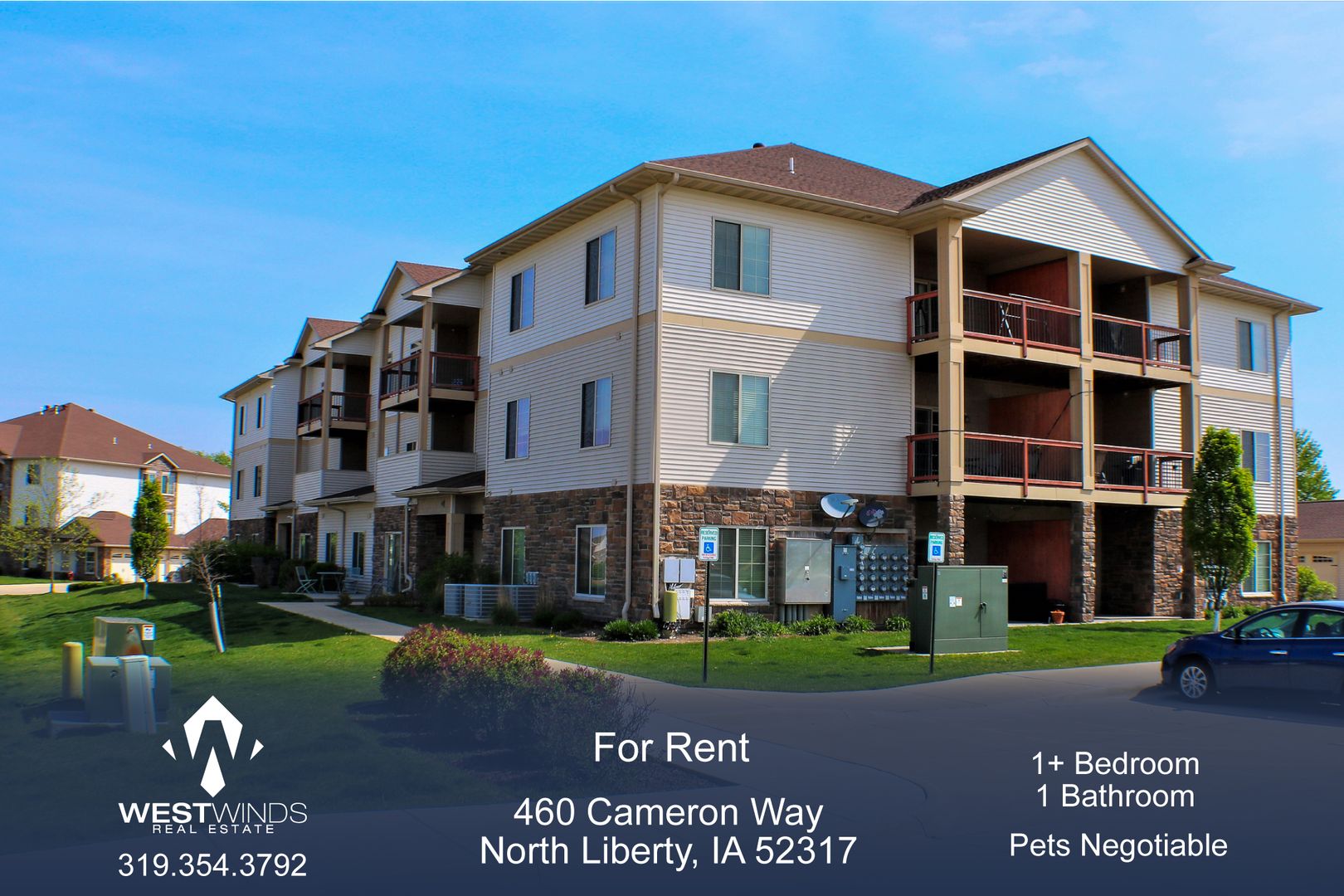 North Liberty Apartment: 460 Cameron Way
