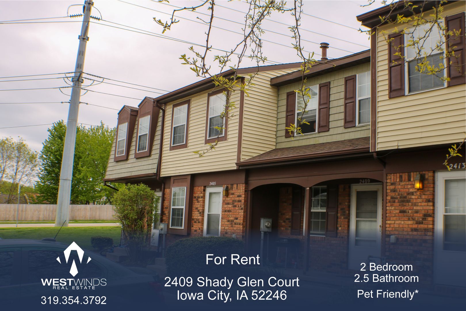 Iowa City House: 2409 Shady Glen Court