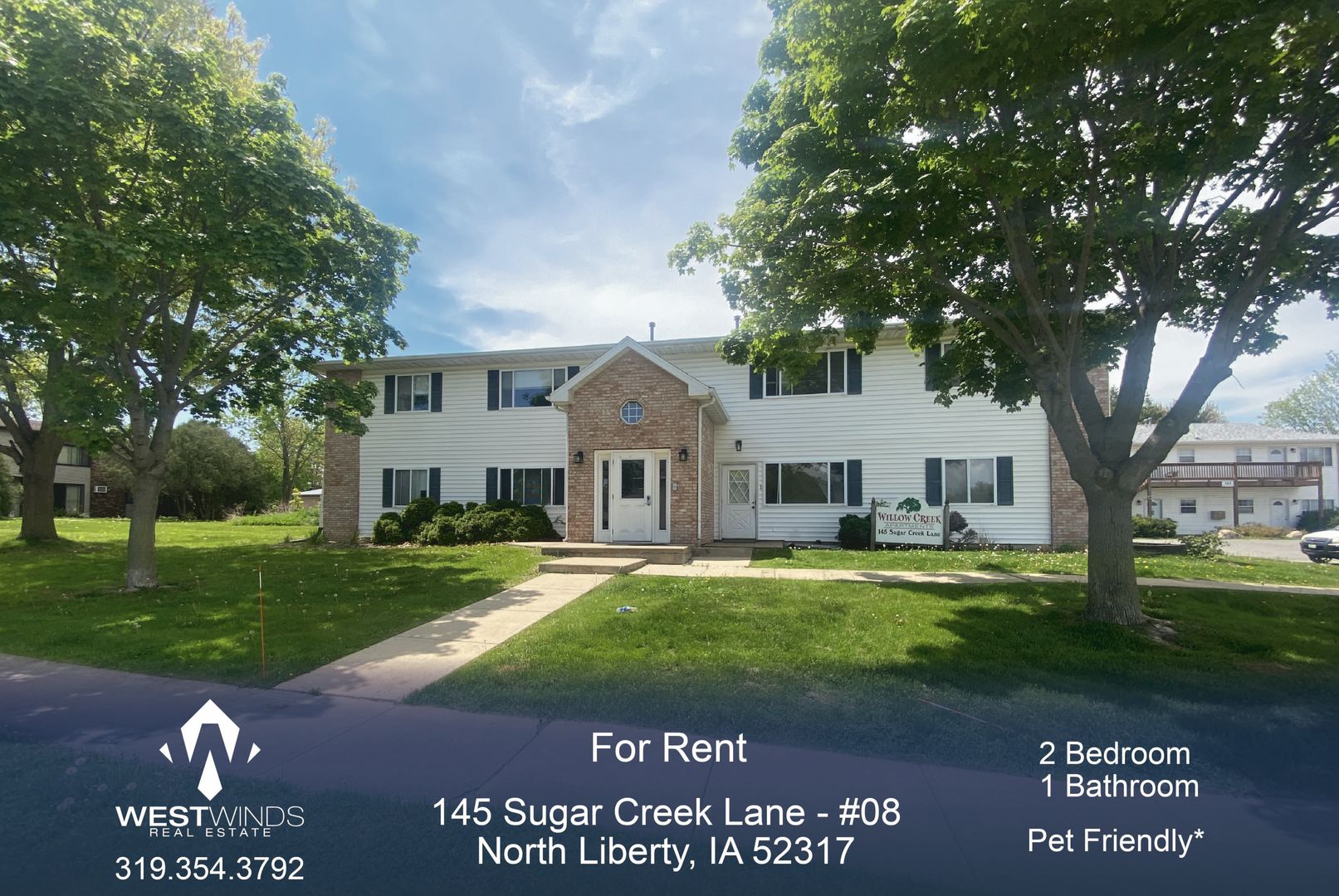 North Liberty Apartment: 145 Sugar Creek Lane