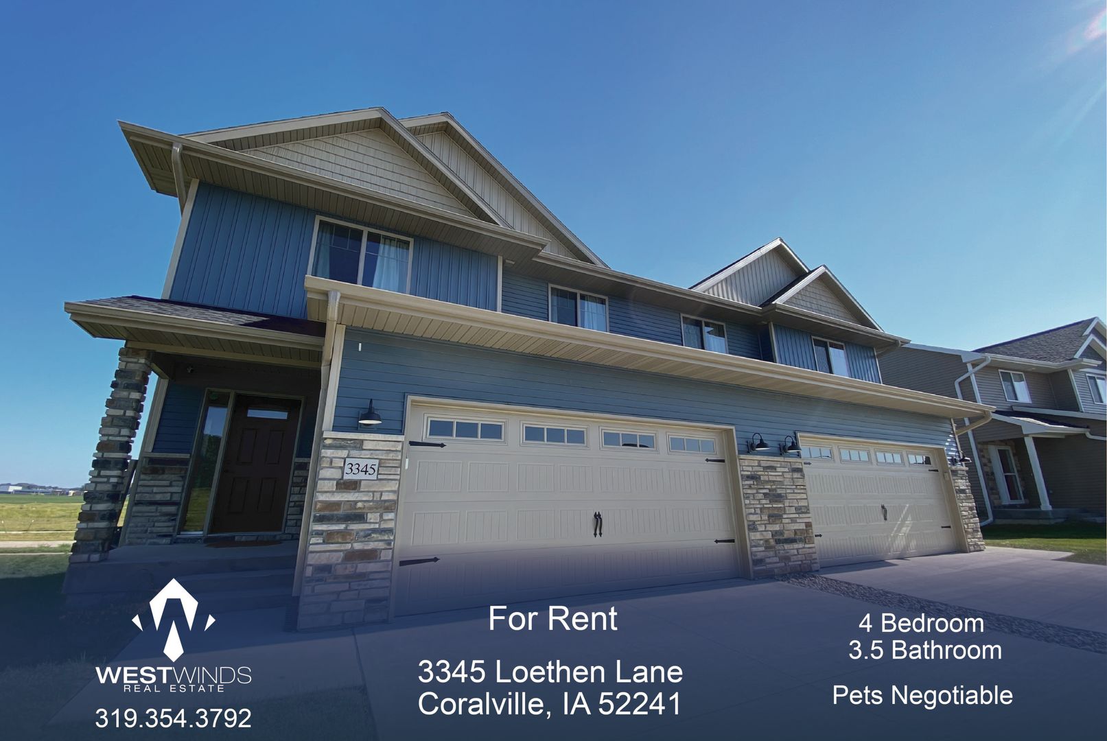 Coralville House: 3345 Loethen Lane