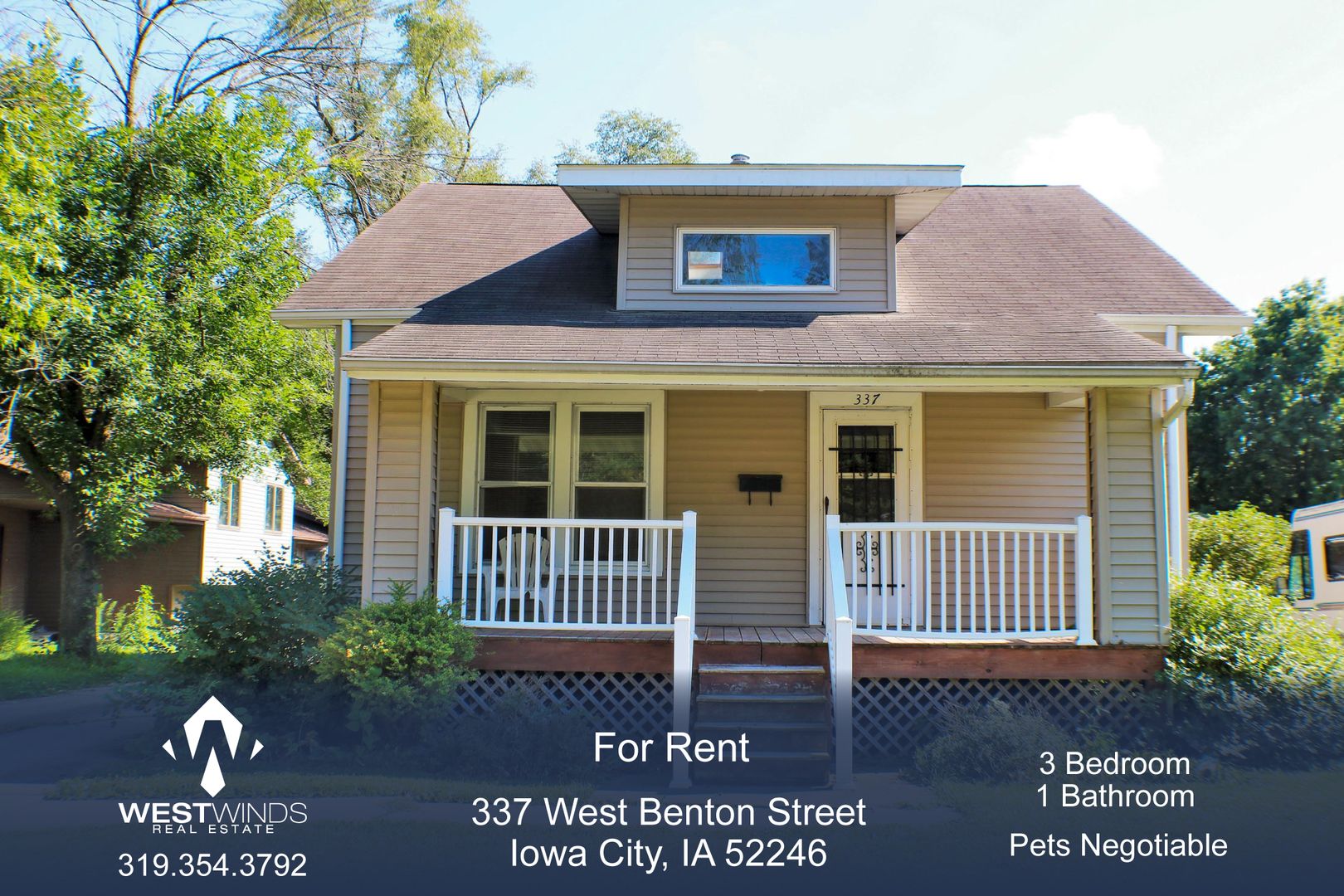 Iowa City House: 337 W. Benton Street