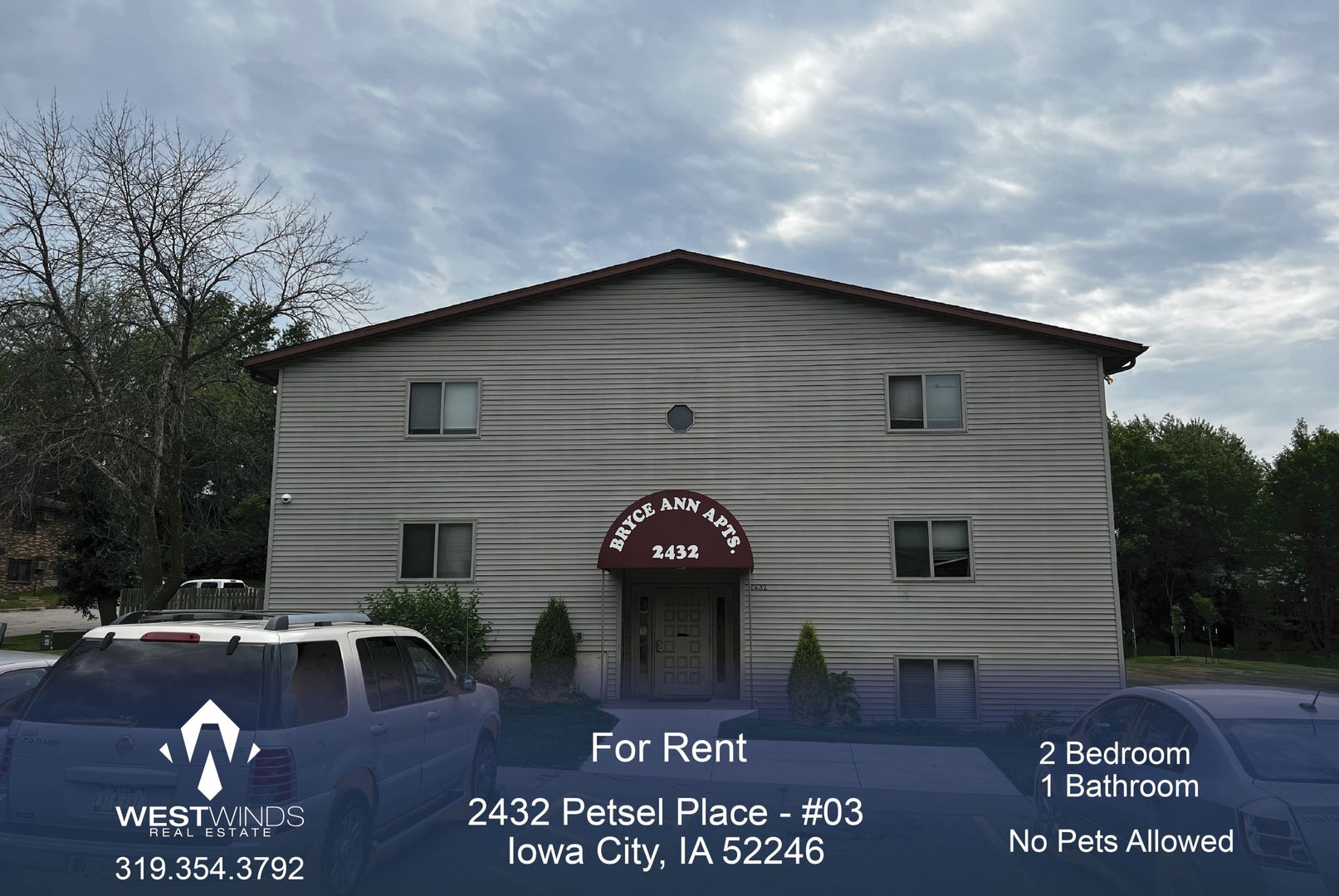 Iowa City Apartment: 2432 Petsel Place