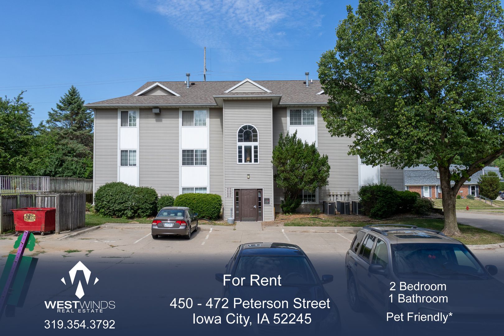 Iowa City Apartment: 450-472 Peterson St
