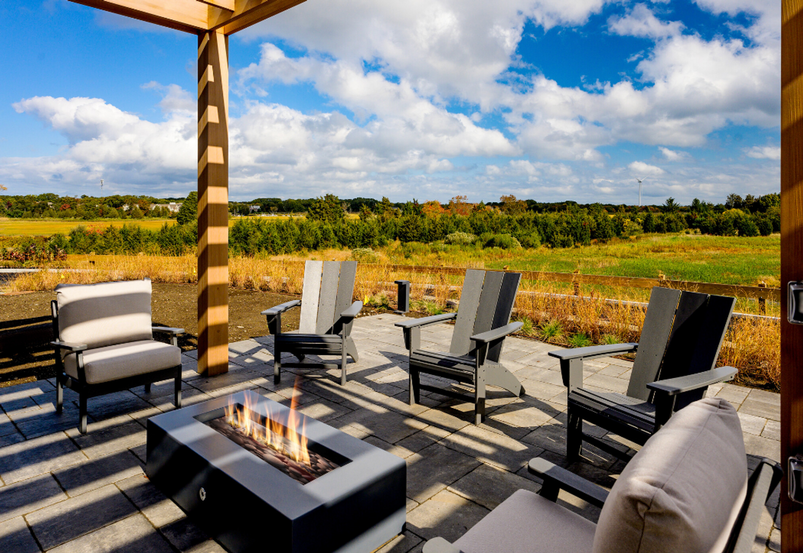 Grill area at Sanctuary at Herring Brook (4 of 6)