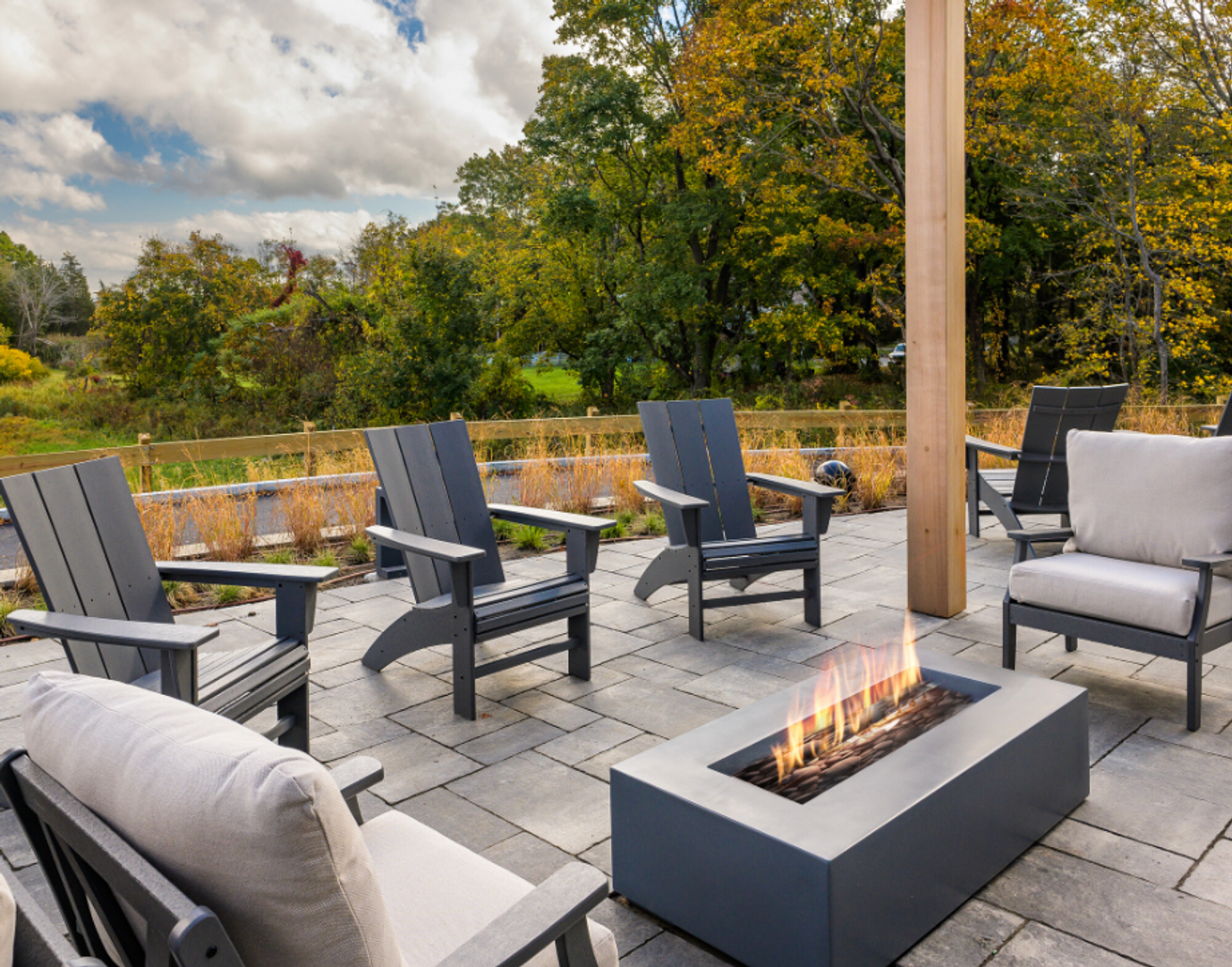 Grill area at Sanctuary at Herring Brook (5 of 6)