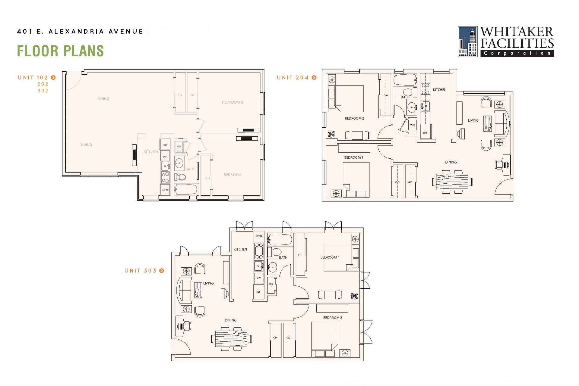 Alexandria Apartment: 401 E. Alexandria Ave.