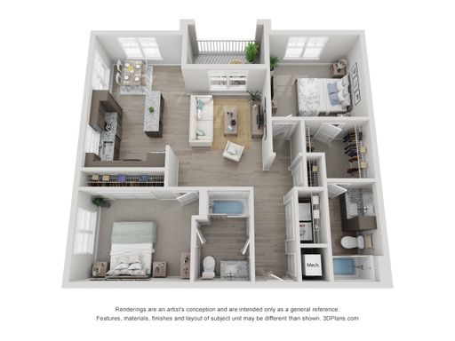 Spacious Two Bedroom – photo 1