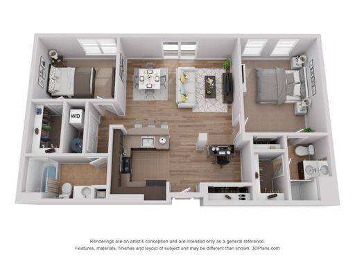 2 Bed 2 Bath Rental at 201 W 21st St, 237, Norfolk, VA – photo 1