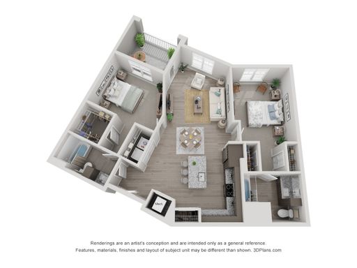 Spacious Two Bedroom – photo 1
