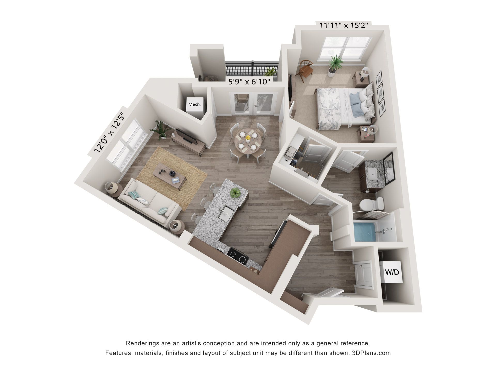 Williamsburg Apartment: 5220 Center Street