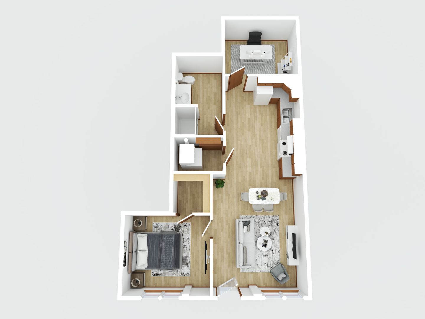 Middleton Apartment: 6604 Elmwood Ave