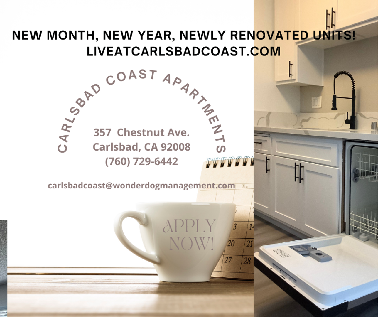 Carlsbad Apartment: 357 Chestnut Ave.