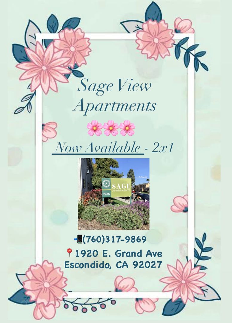 Escondido Apartment: 1920 E. Grand Ave.