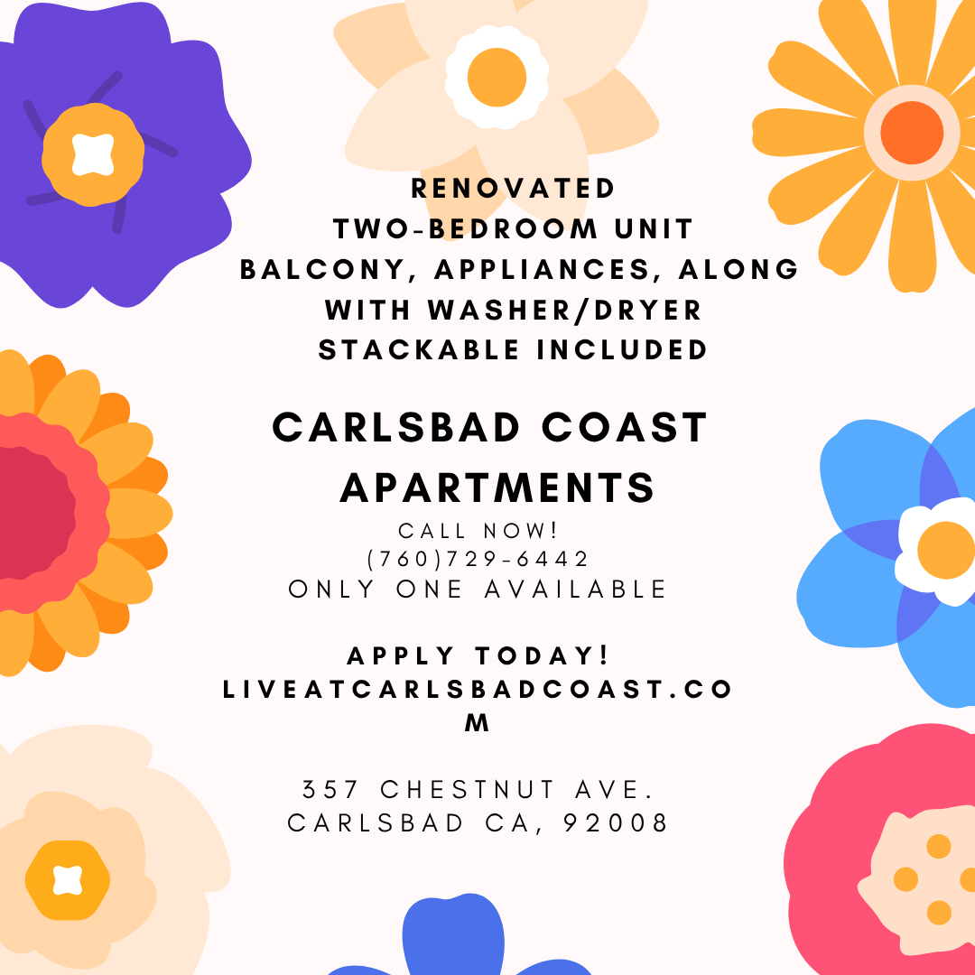 Carlsbad Apartment: 357 Chestnut Ave.