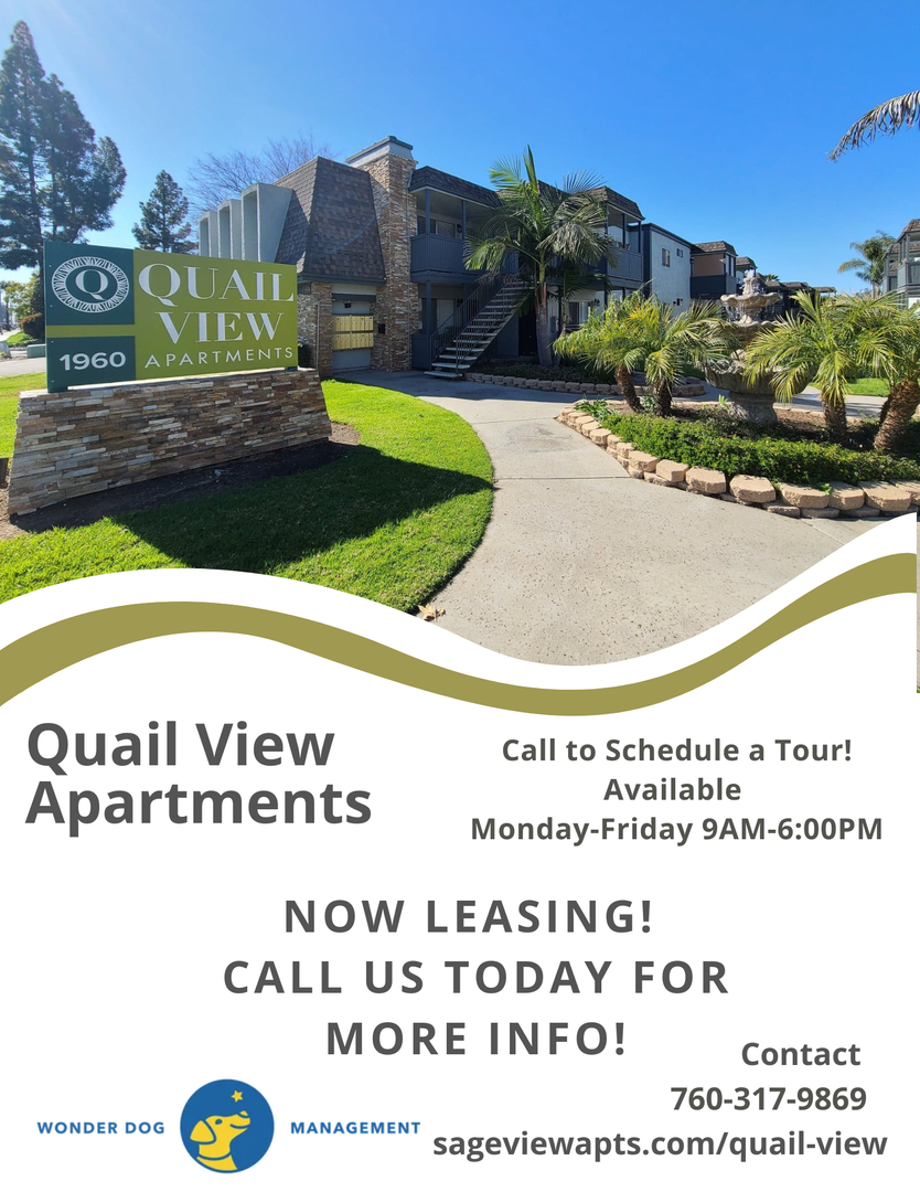 Escondido Apartment: 1960 E. Grand Ave.