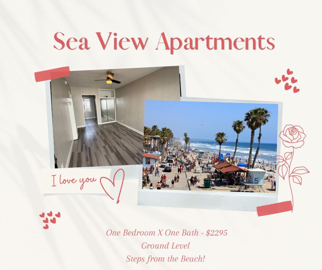 Oceanside Apartment: 118 S. Pacific St.