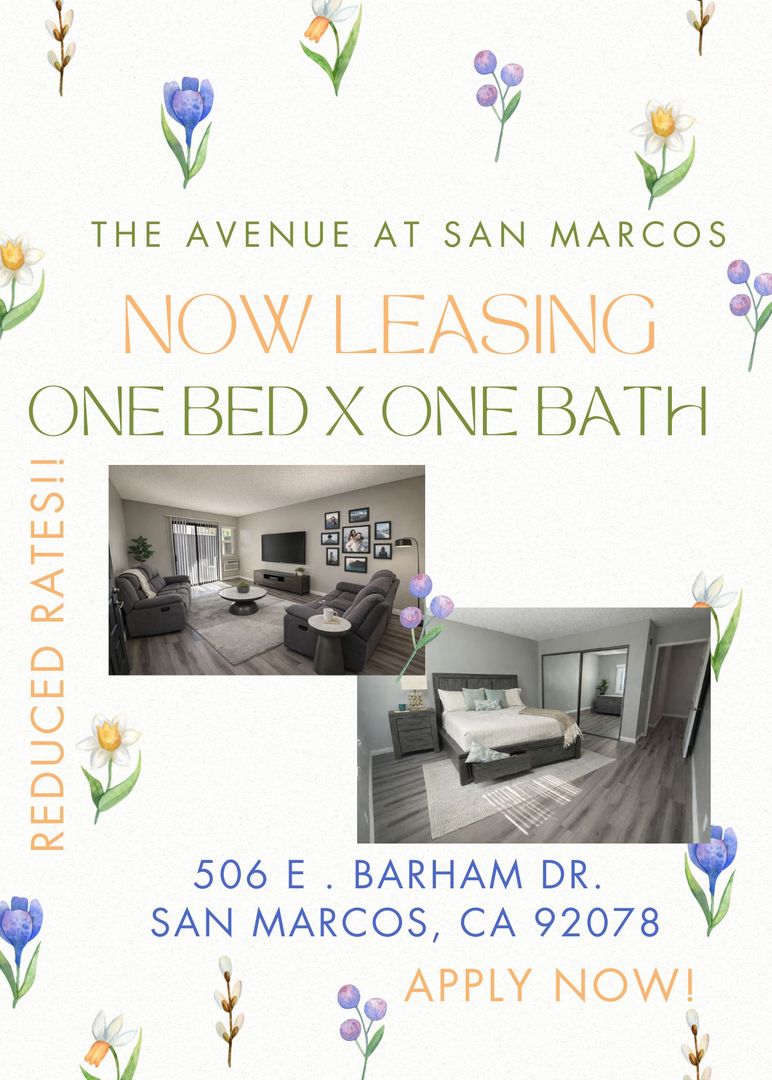 San Marcos Apartment: 506 E. Barham Dr.