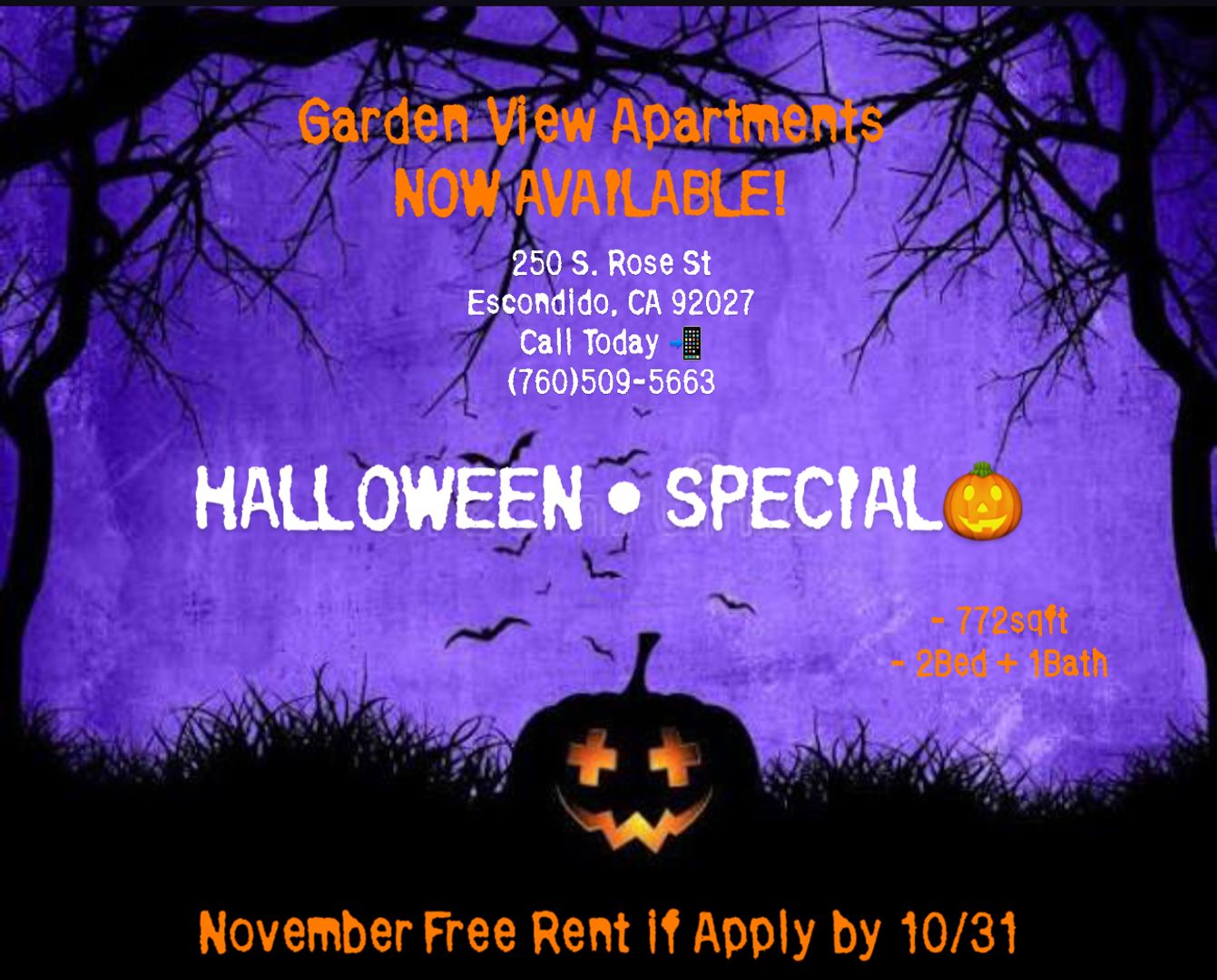 Escondido Apartment: 250 S. Rose St.