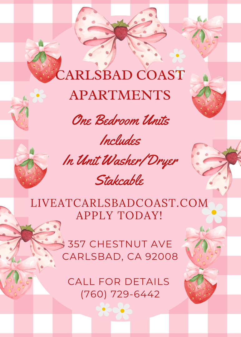 Carlsbad Apartment: 357 Chestnut Ave.