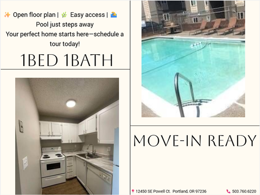 1x1 FREE JULY RENT – photo 1