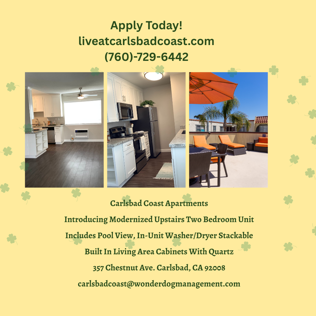 Carlsbad Apartment: 357 Chestnut Ave.