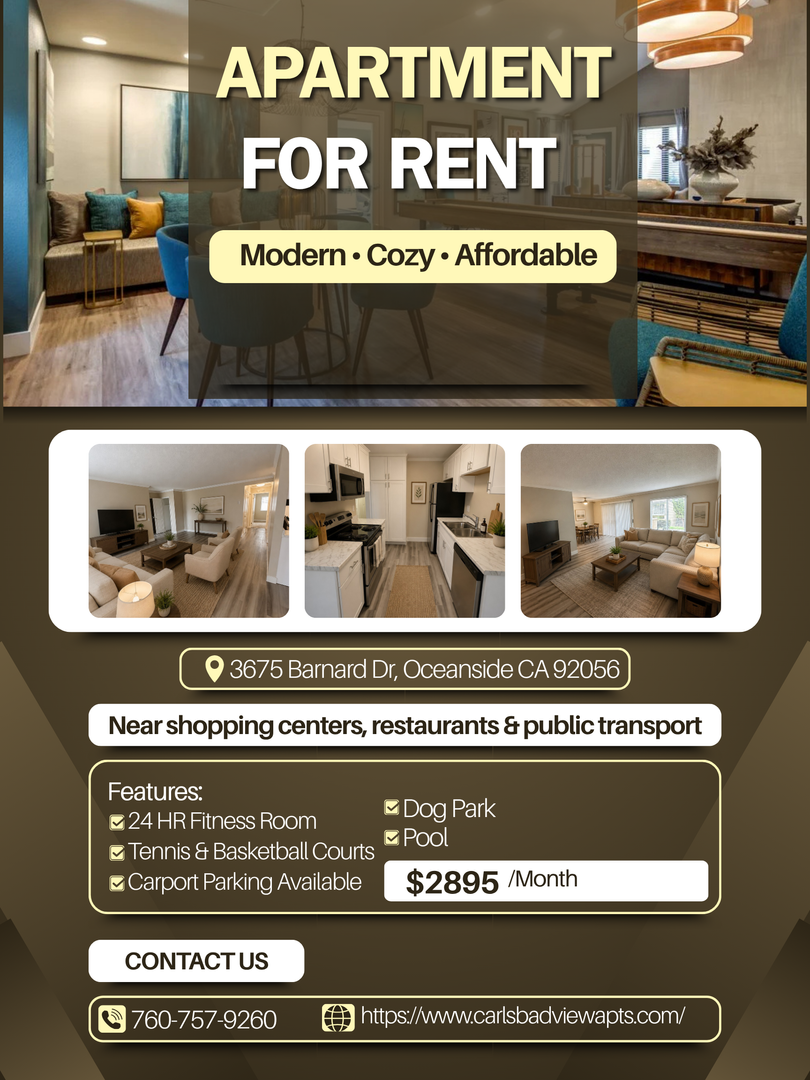 Oceanside Apartment: 3675 Barnard Dr.