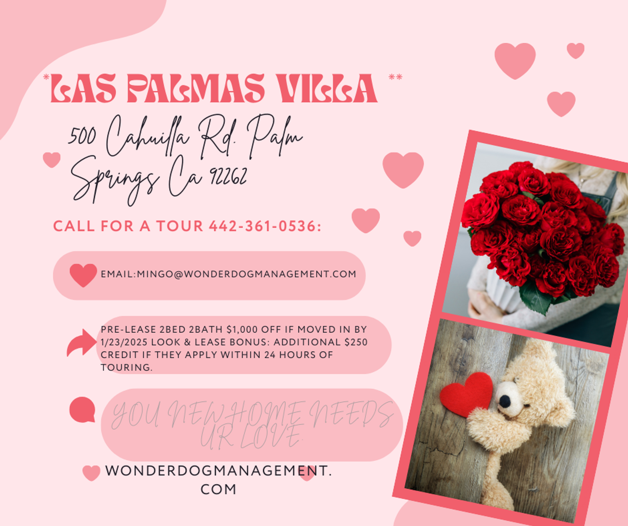 Palm Springs Apartment: 500 N. Cahuilla Rd.