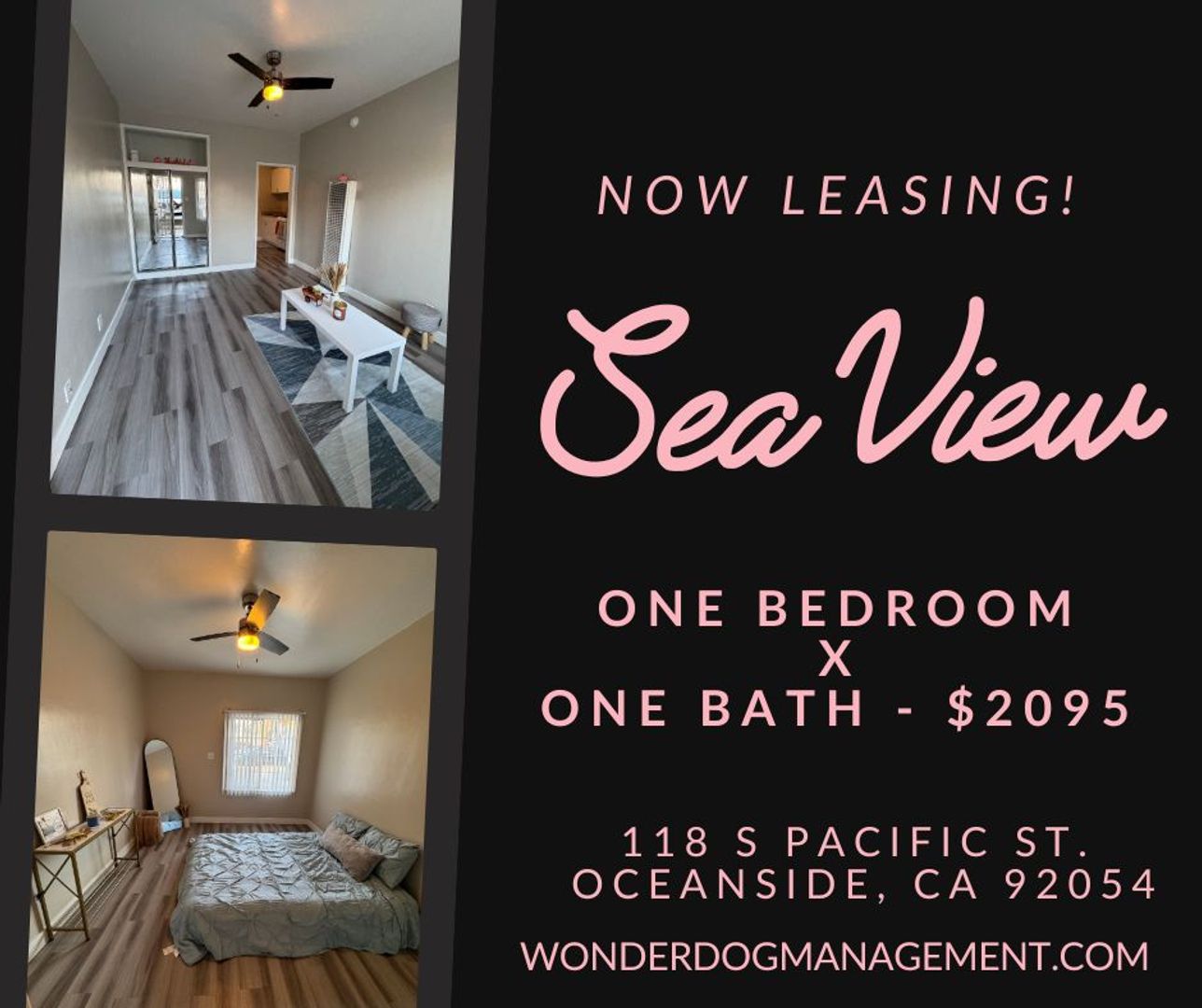 Oceanside Apartment: 118 S. Pacific St.