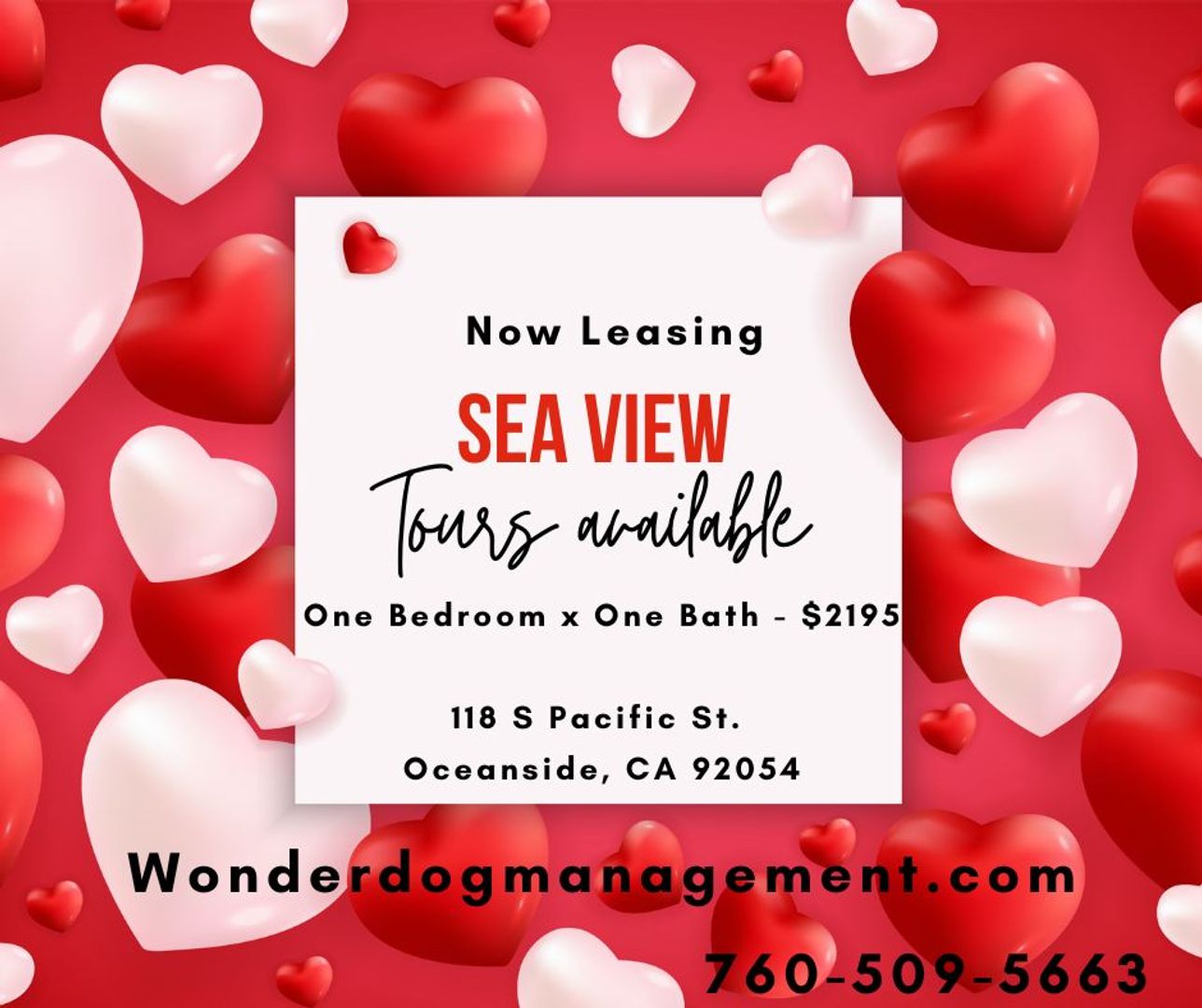 Oceanside Apartment: 118 S. Pacific St.