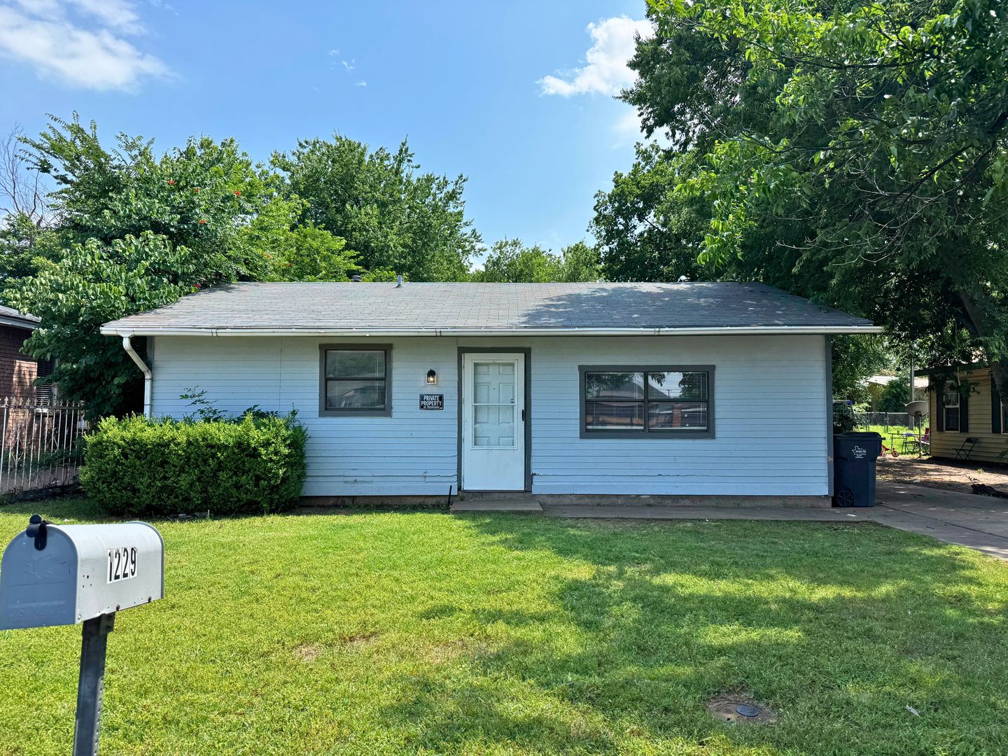 Wichita Falls House: 1229 35th Street